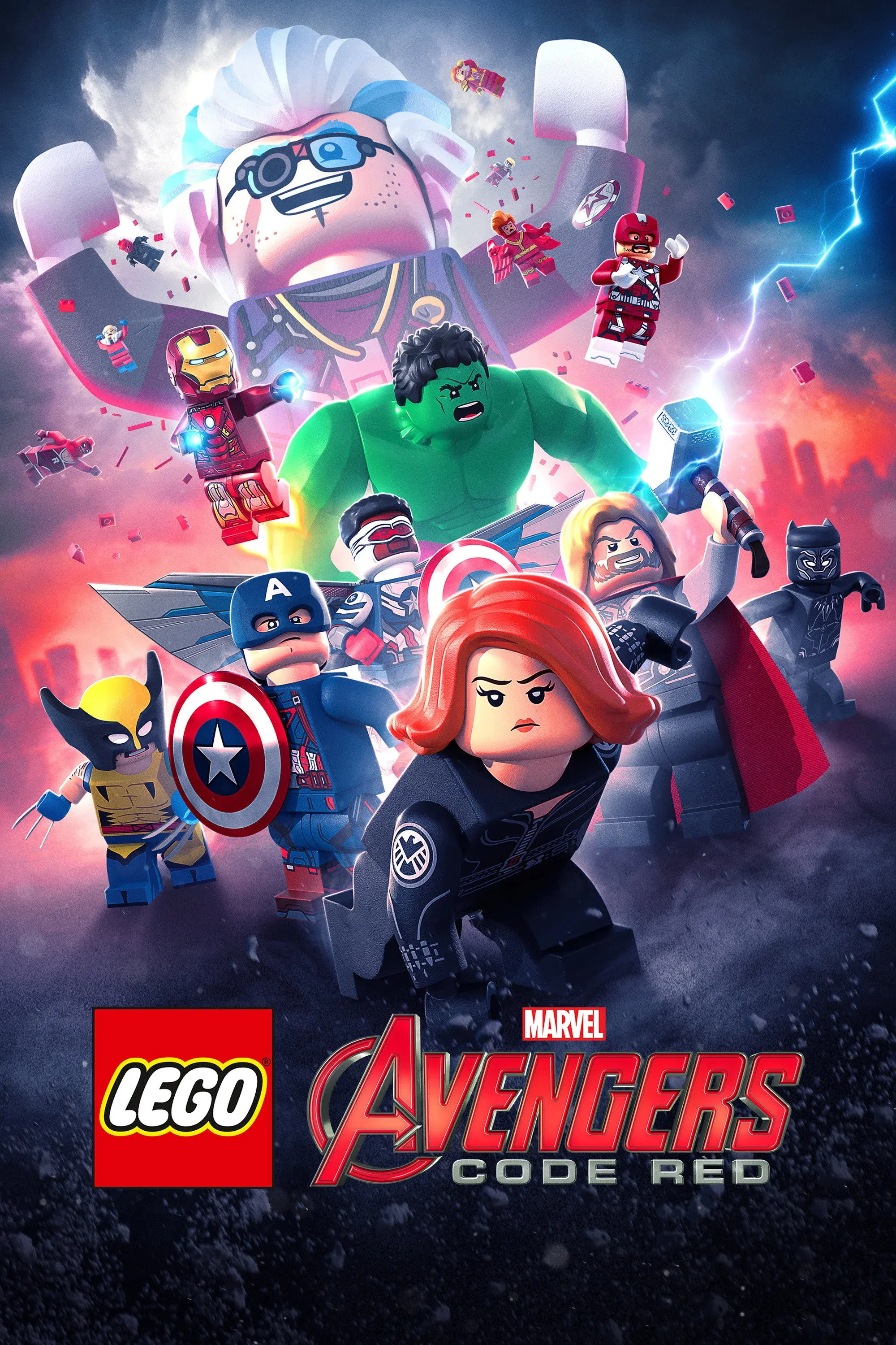 Постер фильма LEGO Мстители Марвел: Код красный
