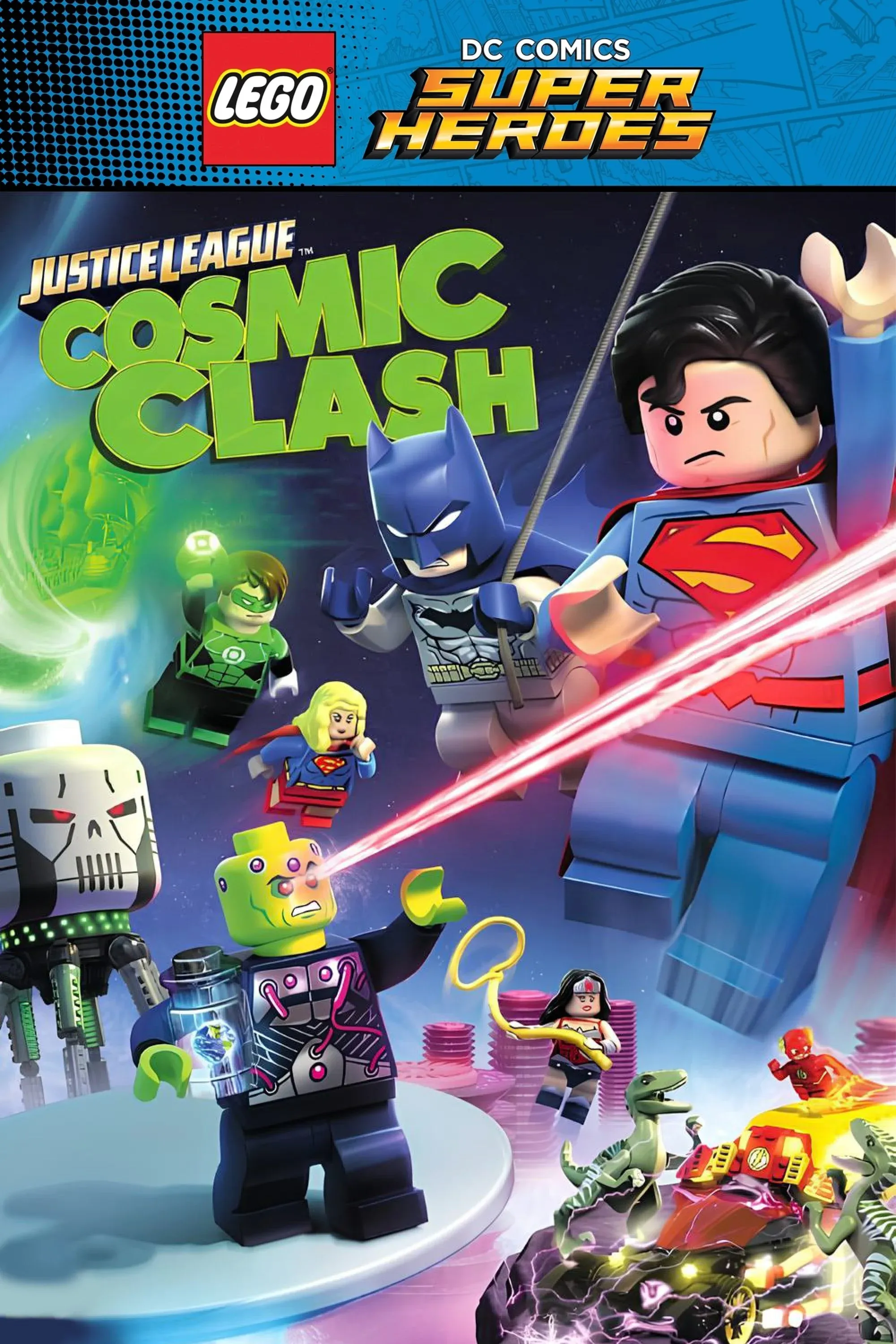 Постер фильма Лего Супергерои DC: Лига Справедливости – Космическая битва
