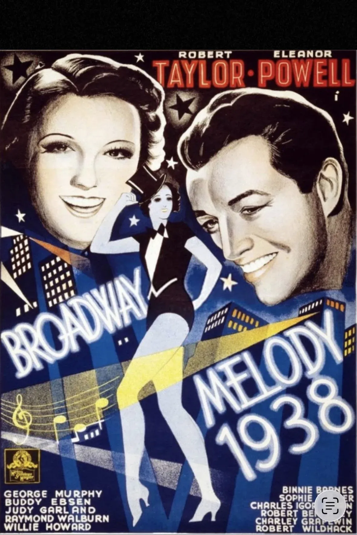 Постер фильма Мелодия Бродвея 1938-го года