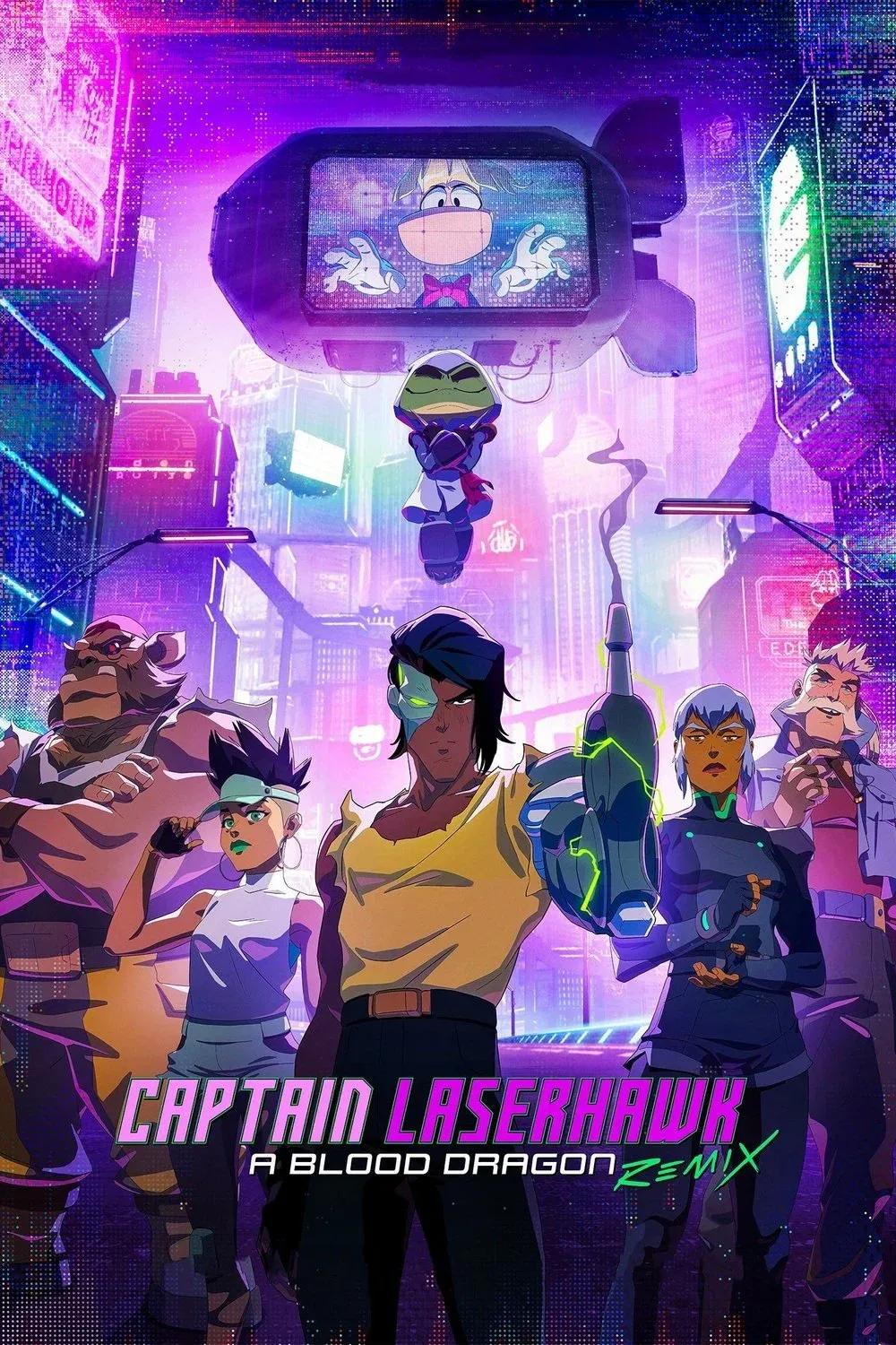 Постер фильма Капитан Лазерхоук: Blood Dragon Remix