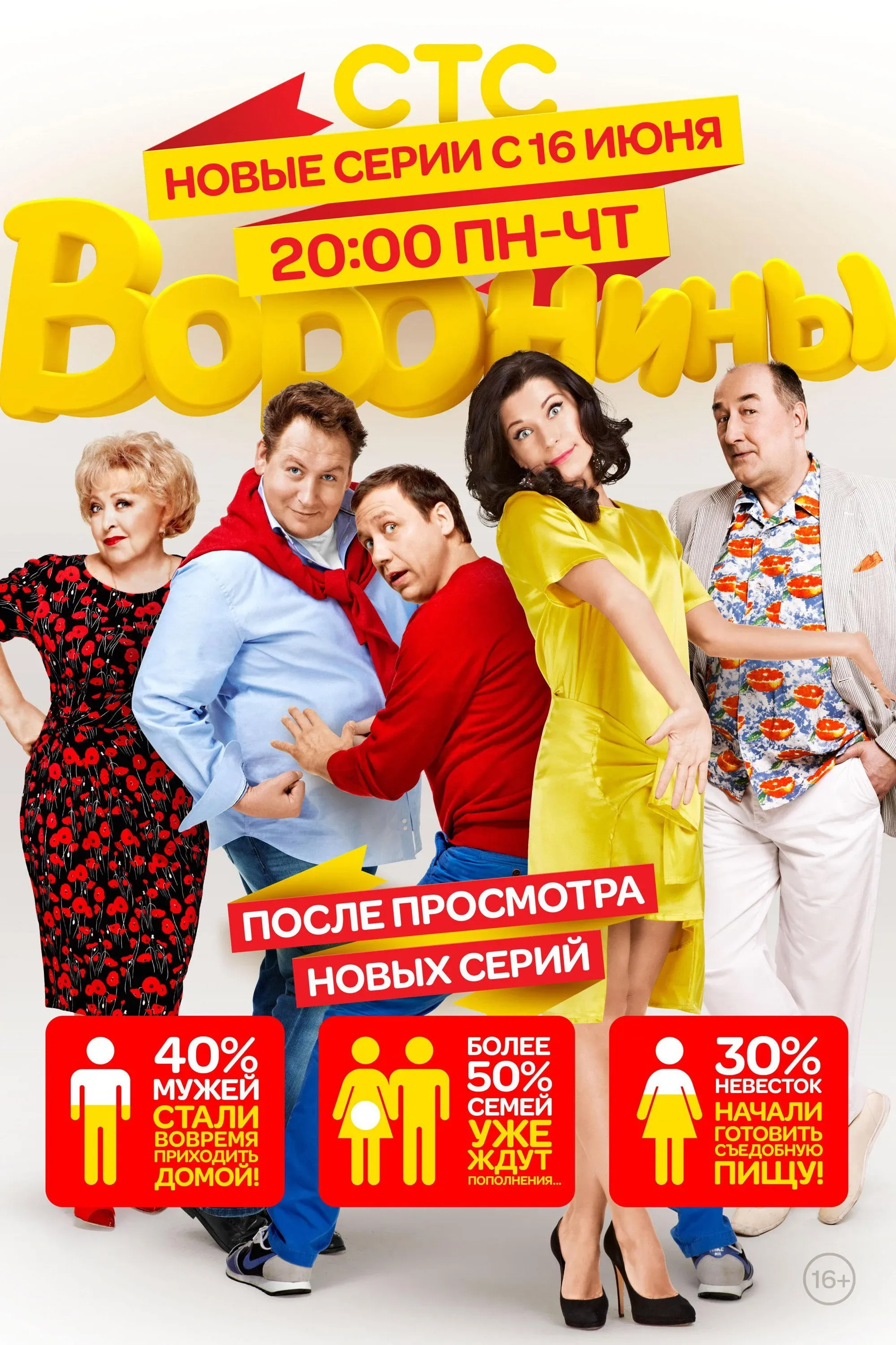 Постер фильма Воронины