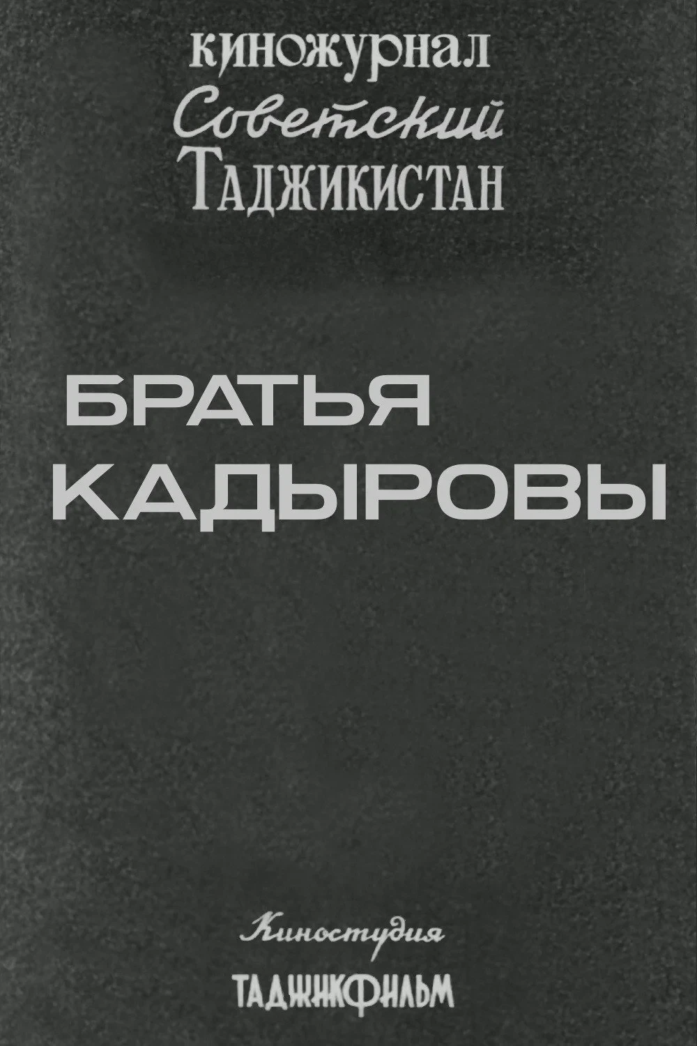 Постер фильма Советский Таджикистан: Братья Кадыровы