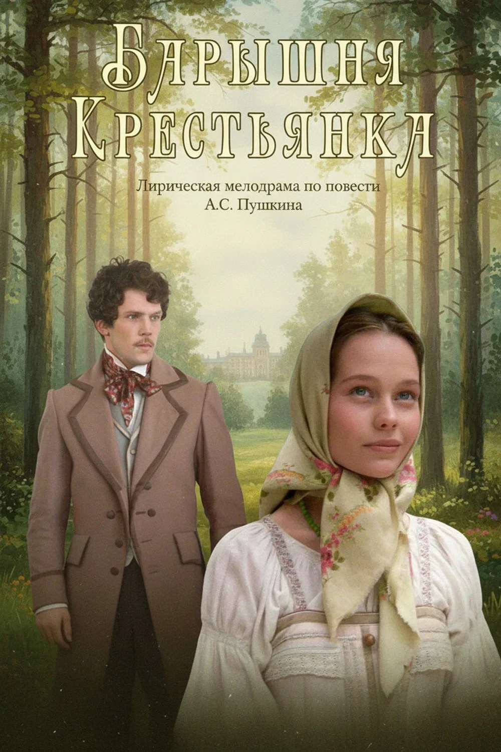 Постер фильма Барышня-крестьянка