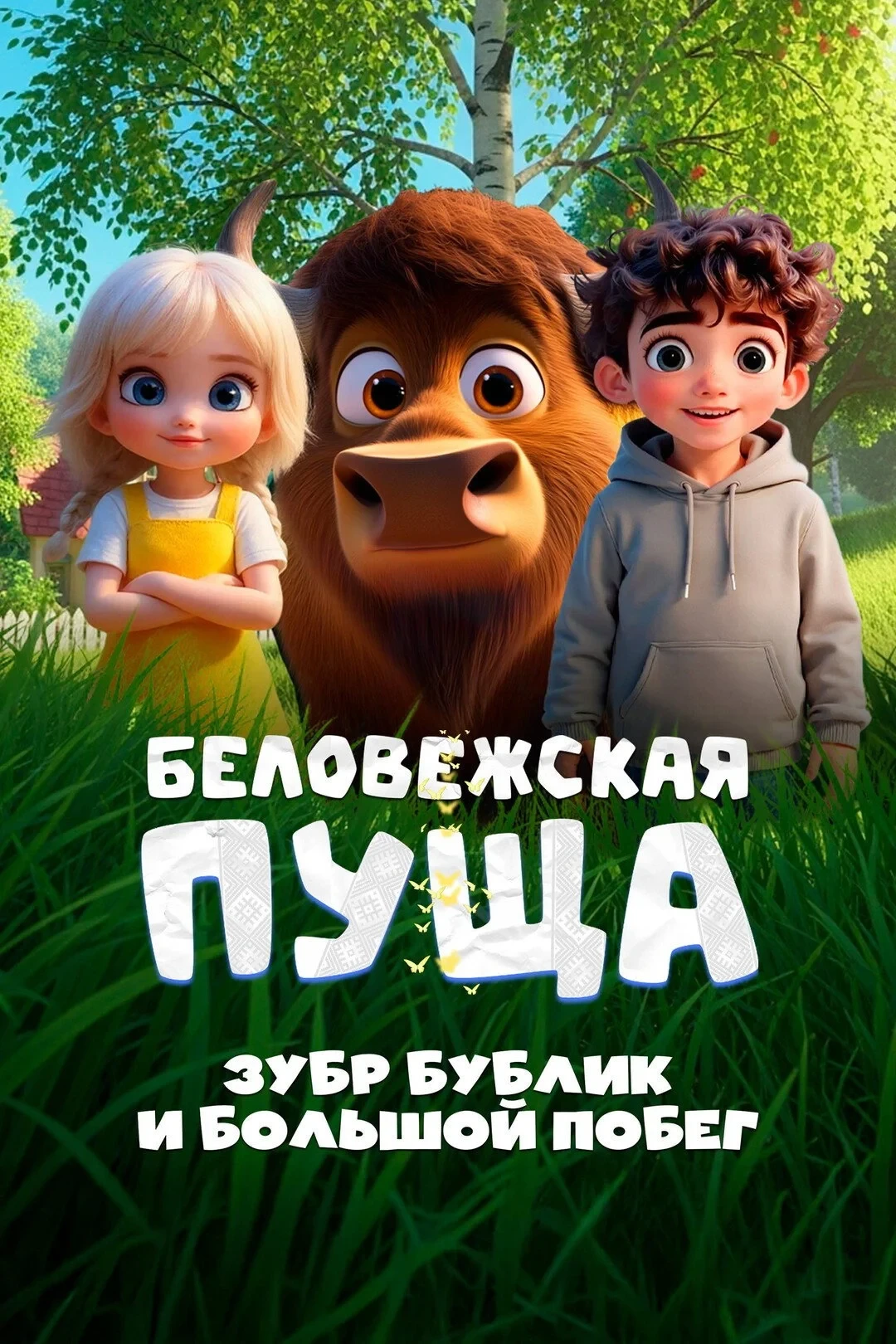 Постер фильма Беловежская пуща. Зубр Бублик и большой побег