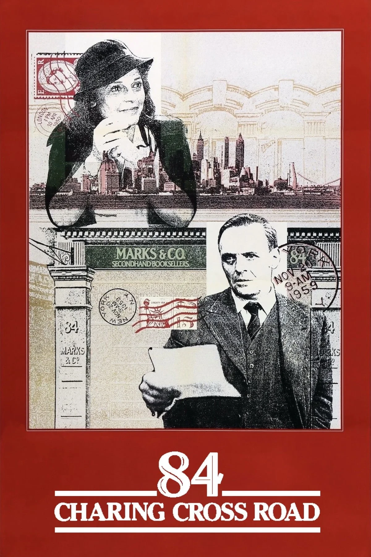 Постер фильма Чаринг Кросс Роуд, 84