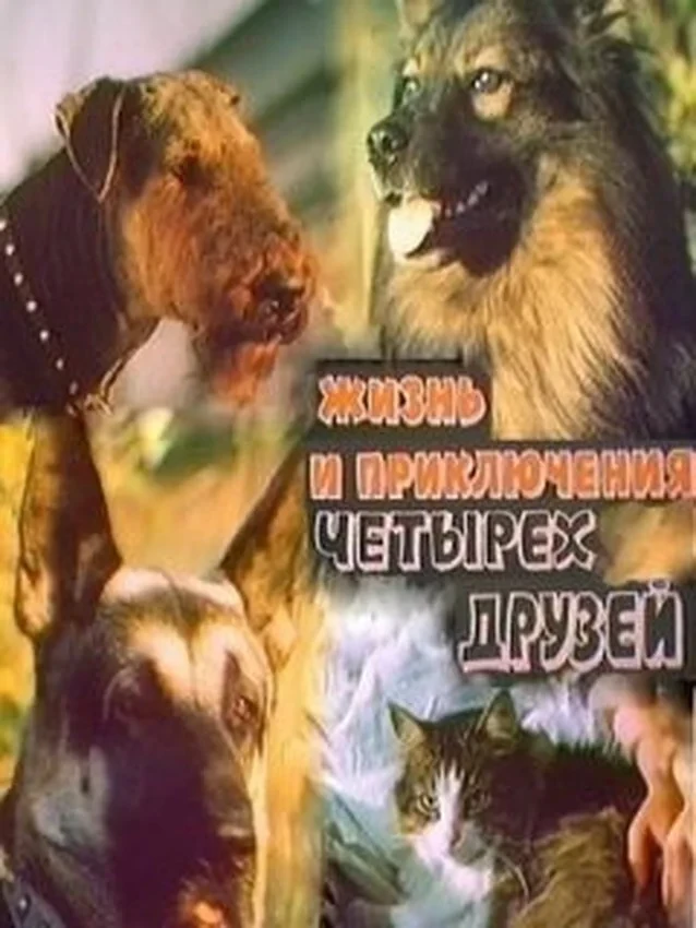 Постер фильма Жизнь и приключения четырёх друзей