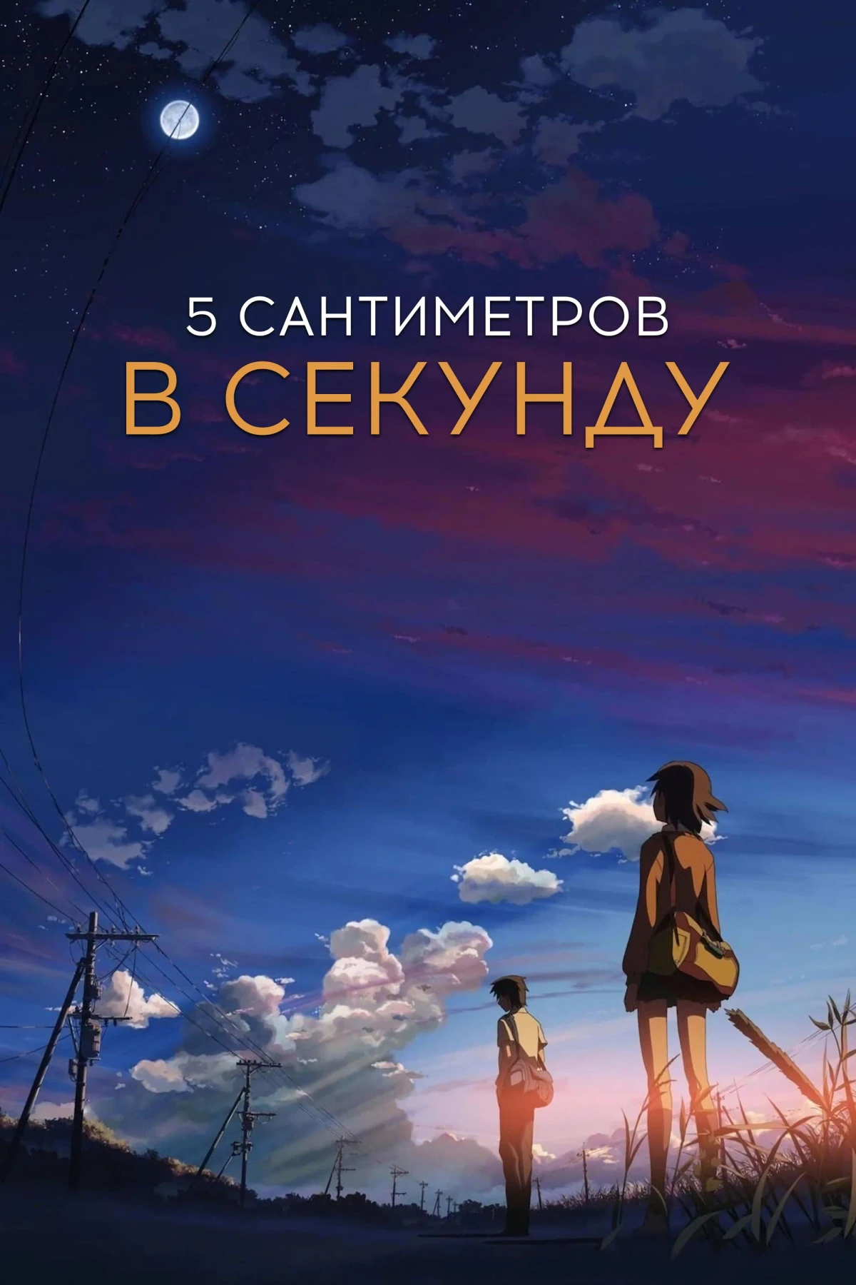 Постер фильма 5 сантиметров в секунду