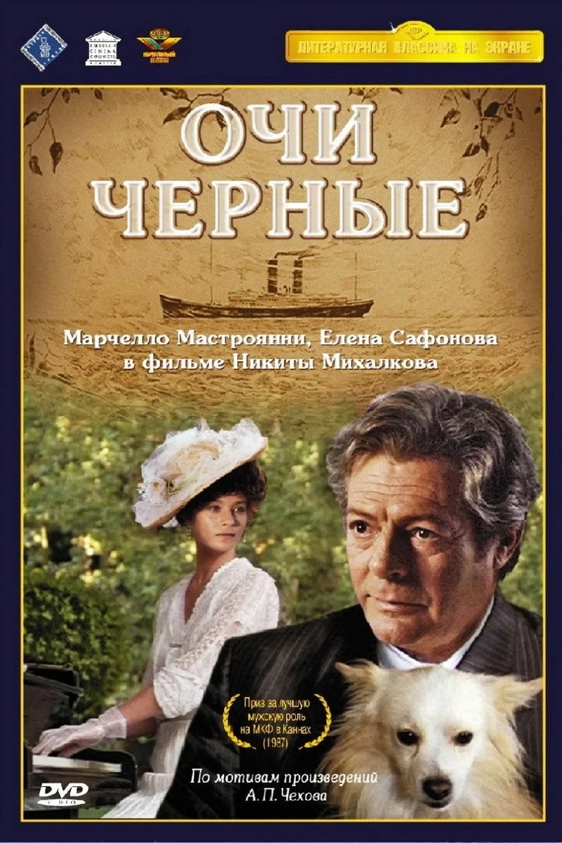Постер фильма Очи чёрные