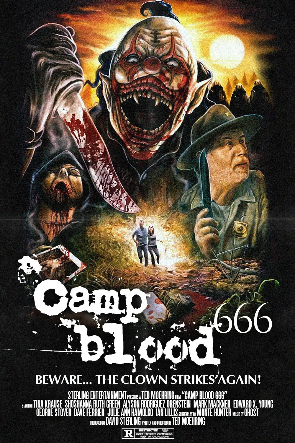 Постер фильма Кровавый лагерь 666
