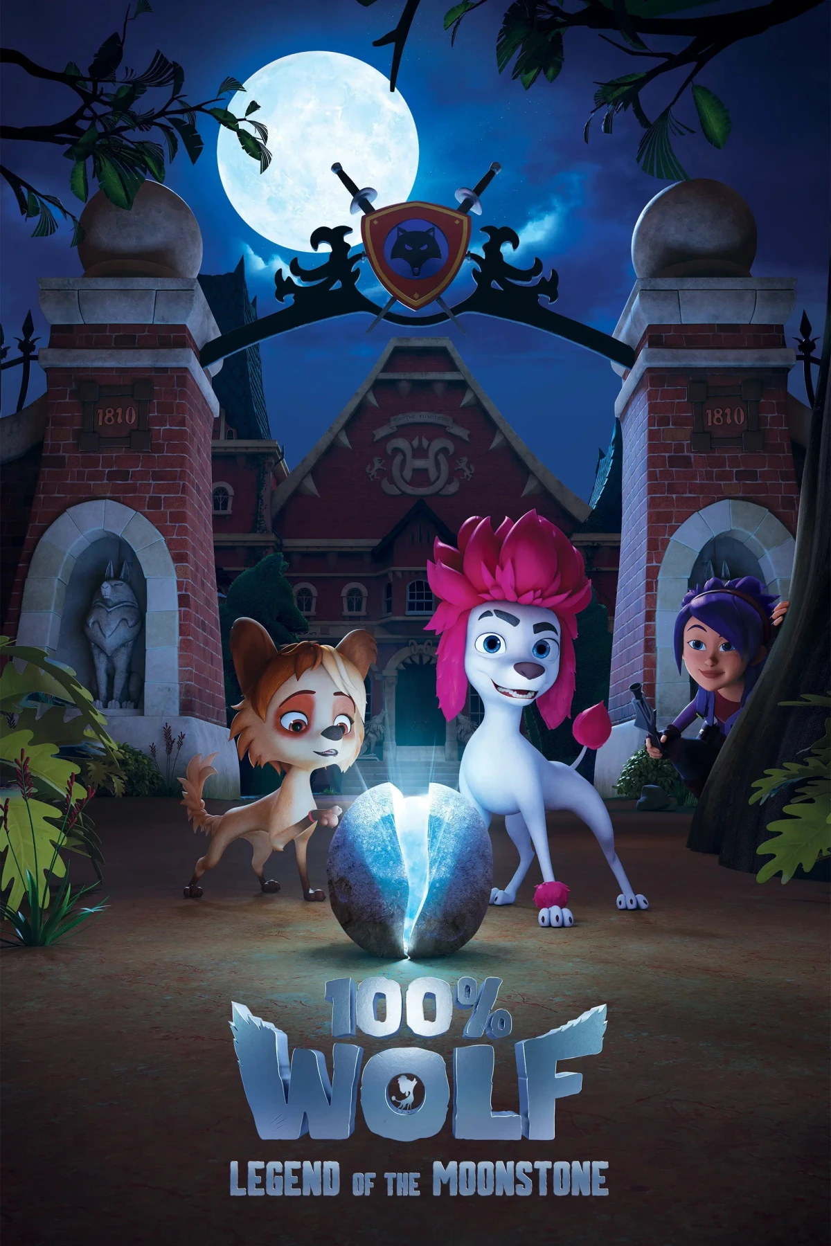 Постер сериала100% волк: Легенда о Лунном камне