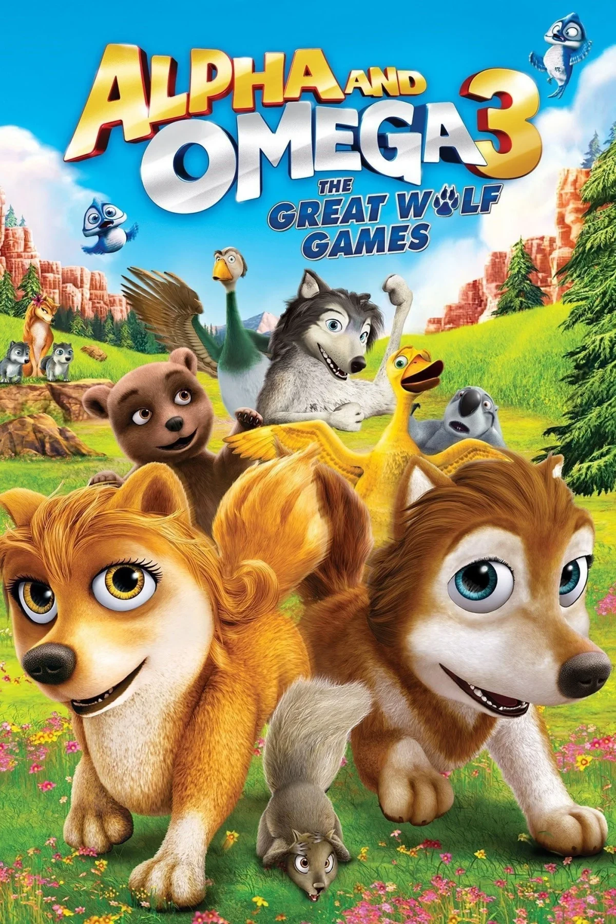 Постер фильма Альфа и Омега 3: Великие Волчьи Игры